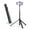 Black, variant on KraftGeek Automatic Tripod for iPhone, 66" Phone Tripod Selfie Stick with Remote, Black