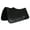 Black with Black Wear Leather, variant on Thick Horse SADDLE PAD Western Contour Wool Felt Therapeutic 3981TR2
