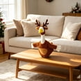 thumbnail image 4 of AZXY Christmas Porch Goose Outfits, 23 Inch Reindeer‑Themed Costume for Cement & Plastic Porch Goose Statue, Holiday Goose Clothing for Outdoor Garden Yard Lawn Patio Statue Decoration, 4 of 6