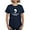 Navy, variant on - Team Oxford Comma (White) T Shirt - Women's Traditional Fit Dark T-Shirt