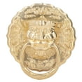thumbnail image 3 of Aldaba de puerta con cabeza de animal, aldaba de puerta, aldaba de puerta de material de latón, anillo de tracción para puerta, máxima comodidad Jadeshay A, 3 of 8