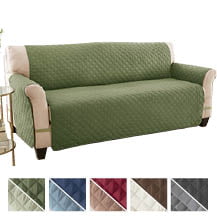 Sofa Cover Chair 1 2 3 4 seater Colors Quilted Reversible save sofa 