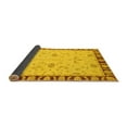 thumbnail image 2 of Ahgly Company Indoor Rectangle Abstract Yellow Modern Area Rugs, 6' x 9', 2 of 4