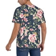 thumbnail image 5 of Haiem Hip Hop Hipster Baseball Jersey Button Down Shirts Sports Uniforms Men Women Jersey(Vintage Floral,X-Large), 5 of 9