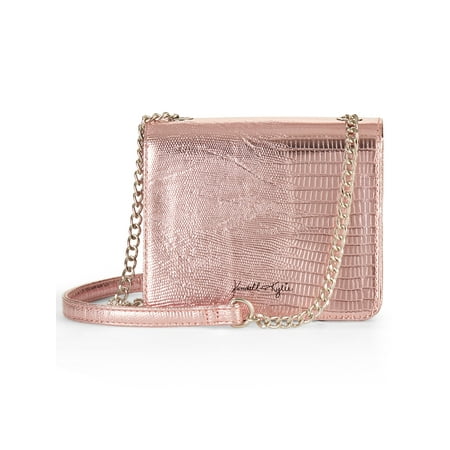 - Kendall + Kylie for Walmart Pink Metallic Snake Mini Crossbody