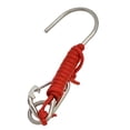thumbnail image 4 of Scuba Retractor Diving Lanyard, Hook Gear Coil Lanyard Hanger Stainless Steel with Quick Release Buckle red, 4 of 8