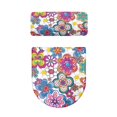 thumbnail image 2 of HELLHERO Pop Art Flowers Elastic Bottom Elastic Edge Toilet Seat Cover Replacement, Polyester Fabric, Stretchy Fabric Toilet Seat Cover, Adjustable, Easy to Clean, 2 of 8