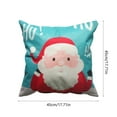 thumbnail image 3 of Fundas de almohada navideñas para sofá de 17,7 x 17,7 pulgadas, cojines de verano, decoración del hogar para sala de estar, dormitorio, cama, cojín para exteriores, 3 of 6