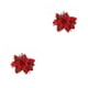 thumbnail image 2 of Cateissary Flor de Navidad Decoración artificial Cabezas de flores Adornos de árbol de Navidad Rojo 2piezas, 2 of 6