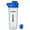 Blue, variant on 24 oz Shake Bottle Flip Top Spout With Lid Lock New Mixer Ball To Mix Protein Powder Easy Shaker Water Bottle With Handle (24oz-red)