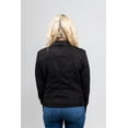 thumbnail image 5 of First Manufacturing WBL-1012VGL-L-BLK Molly Vegan Faux Leather Jacket for Women, Black - Large, 5 of 5