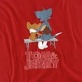 thumbnail image 2 of Tom and Jerry Movie Park Bench Women's T Shirt,Red, Medium, 2 of 6