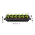 thumbnail image 3 of PENGXIANG Seedling Tray   Plastic Greenhouse Germination Tray w/ Dome 12-Cell Greenhouse Grow Tray Garden Propagator Set for Flowers Vegetable Seeds Growing Starting, 3 of 7
