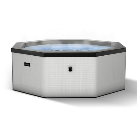 Wave Como | 6-Person Eco Foam Hot Tub | Integrated Heater | Graphite Gray