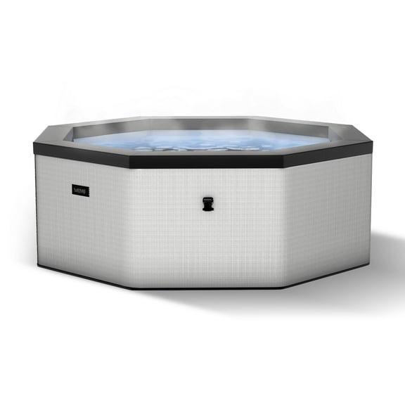 Wave Como | 6-Person Eco Foam Hot Tub | Integrated Heater | Graphite Gray