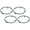 Carbon fiber, variant on Air Conditioning Trim Outlet Decoration Vent Trim for Automotive Stylish, 4pcs