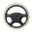 thumbnail image 3 of Daiia Steering Wheel Covers Vintage Utensils Elastic Skidproof Steering Wheel Protective Cover Case Steering Wheel Protector Comfortable Protective Case For Suv Sedan Decor, 3 of 8