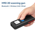 thumbnail image 2 of Wireless QR Code Scanner Bluetooth Portable Barcode Scanner Barcode Warehouse Express Barcode Scanner M9D 1D 2D, 2 of 5