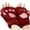 Wine, variant on HJYCHN Winter Gloves for Women Fingerless Design Cat Accent Soft Cushion Detail Solid Color Thermal Gloves for Women Beige One Size