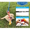 thumbnail image 2 of Interactive Flirt Pole Toy for Dogs Chase and Tug of War,Durable Teaser Wand with Pet Fleece Rope Lure Toy to Outdoor Exercise & Training for Small Medium Large Dogs, 2 of 6