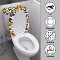 thumbnail image 3 of FORUDESIGNS Sunflower Cow Pattern 2 Pack Toilet Lid Cover and Toilet Tank Lid Cover Universal Toilet Seat Cozy Decoraction Fits Most Round Elongated and Oblong Lids, 3 of 8