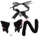 thumbnail image 4 of KAKOWELY 1 juego de gargantilla sexy para disfraz de gato, diadema con orejas de gato y cola, accesorio para fiesta, 4 of 5
