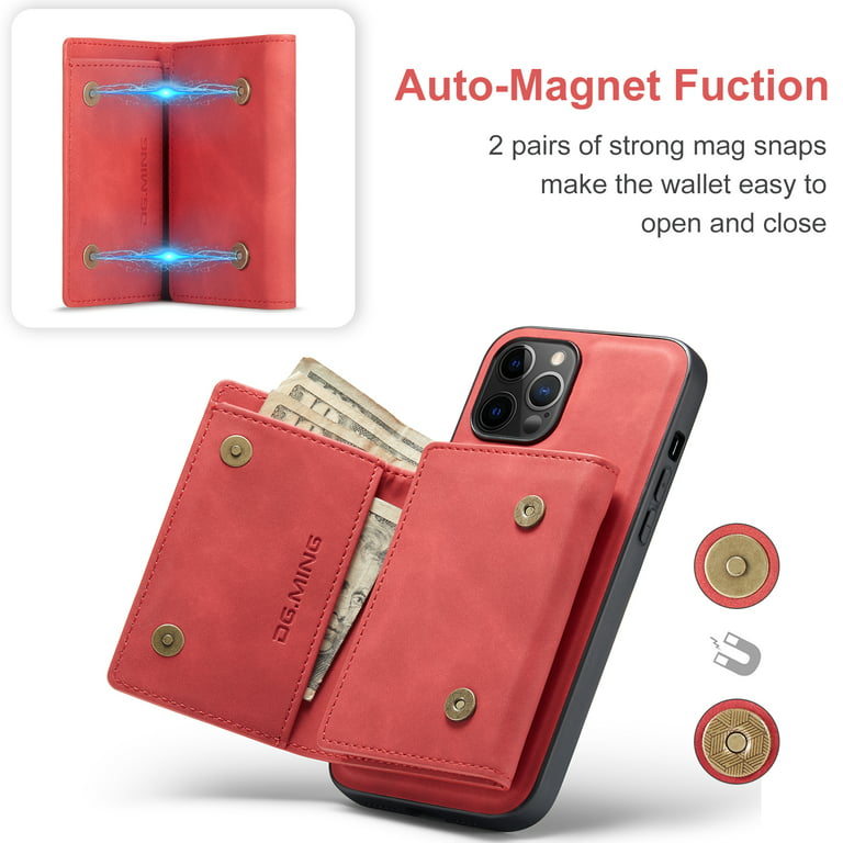  MEFON iPhone 11 Case Wallet Leather Detachable, Wireless  Charging Compatible, with Tempered Glass and Wrist Strap, Magnetic  Detachable Flip Folio Phone Cases for Apple iPhone 11 6.1 (Mandala 1) :  Cell Phones & Accessories