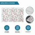 thumbnail image 6 of Red Blue Spring Floral Placemats Set of 4, Flowers Leaves Pastoral Botanical Placemats for Dining Table, Place Mats for Kitchen Tabletop, Waterproof Wipeable Dining Table Mats Set, 6 of 9
