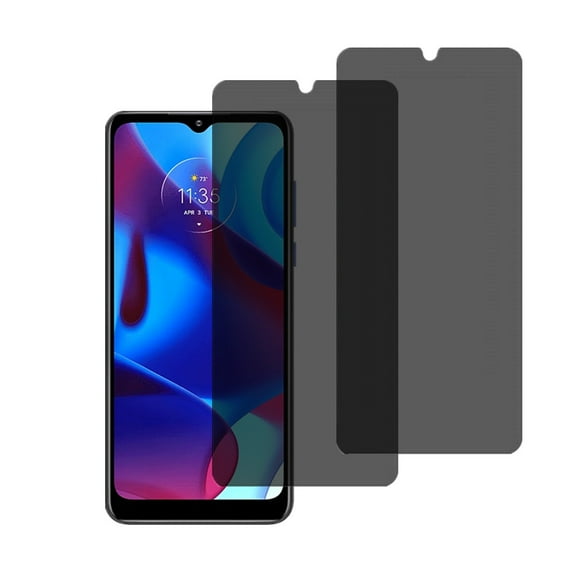 AISELAN [2 Pcs] 9H Hardness Anti-SPY Privacy Screen Protector Tempered Glass for Motorola Moto G Pure 2021
