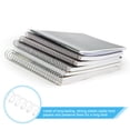 thumbnail image 3 of Uxcell 8mm(5/16") Plastic Spiral Binding Coils, 20 Pcs Binding Spirals 40 Sheet Capacity 3:1 Pitch Binding Spirals for Binding Paper Sheets, Transparent, 3 of 6