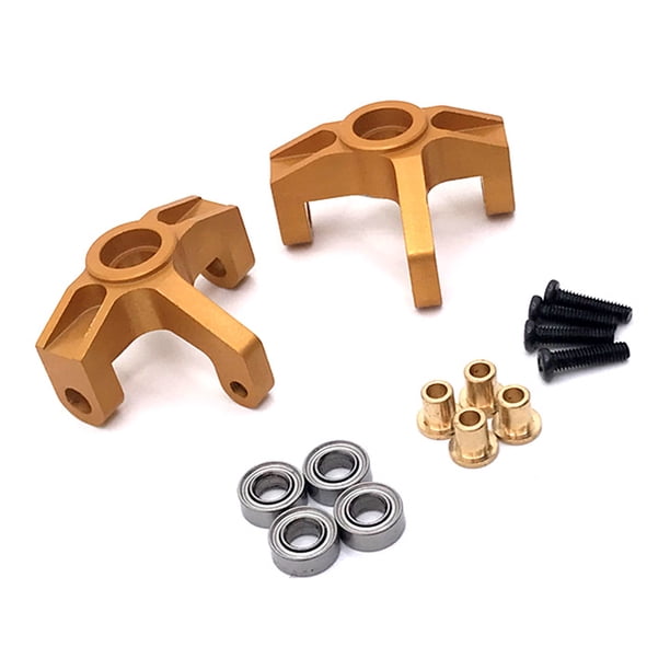 Kit de piezas de cojinete Bewildely modificación de copas de dirección para coches de control remoto color dorado