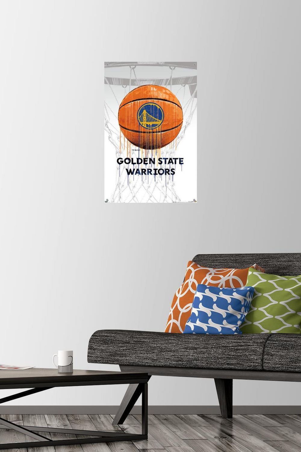 NBA Golden State Warriors - Drip Ball 20 Wall Poster, 22.375" x 34"