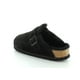 thumbnail image 3 of Zueco Birkenstock Boston de piel de gamuza negra 38, 3 of 5