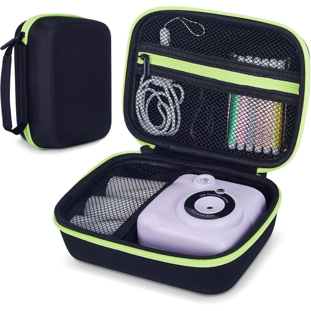 Rejoda-Coque Compatible pour masterbee/Mgaolo/PHNIXGAM/Yosfeng/GKTZ Jouets pour Enfants, Support de Rangement pour Appareil Photo Numérique Instantané Portable (Coque Seulement) - Noir