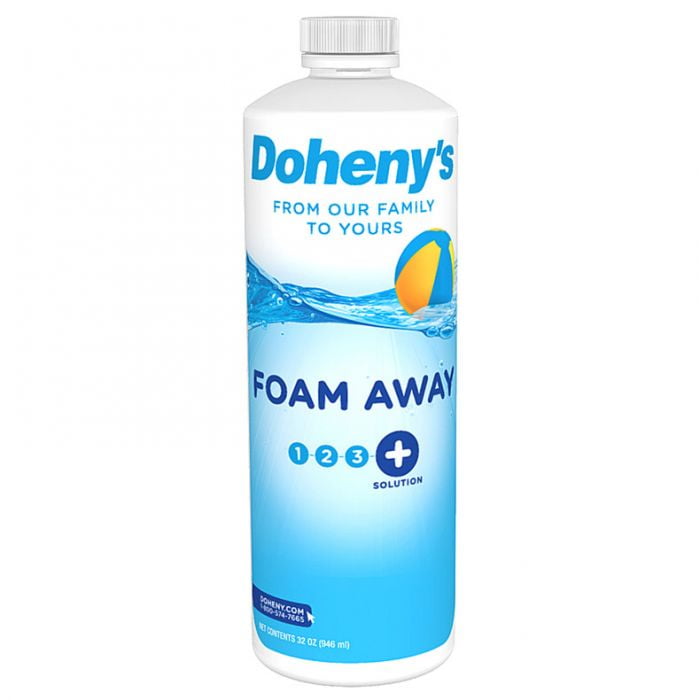 Doheny's Foam Away for swimming pools and Hot Tubs 1 Qt Powerful