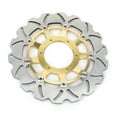 thumbnail image 2 of For Honda CBR600RR 2005 2006 Front Rear Brake Discs Rotors Pads CBR 600 RR Gold, 2 of 5
