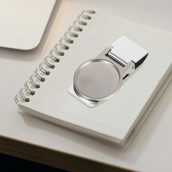 ELAYARD Stainless Steel Money Clips for Women, Simple and Bill Holder, 2 Pieces Set