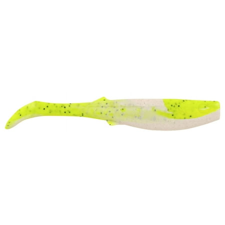 UPC: 0028632956038 | Berkley Gulp! Paddleshad Soft Fishing Bait 4in Chartreuse Pepper Neon