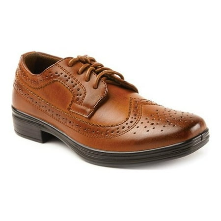 Deer Stags Boys' Ace Dress Wing-Tip Oxford Dress (Best Wingtip Dress Shoes)