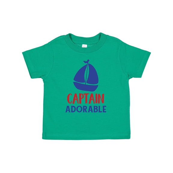 Inktastic Captain Adorable, Sailing Boat, Sailor, Sailing Boys Toddler T-Shirt