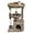 Leopard Print, variant on Small Leopard Print Cat Tree with Scratching Post Padded Perch Cradle and Cave