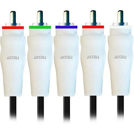 Accell B043A-010B-2 Component Video and Stereo Audio Cables (10 Feet/3 Meter)
