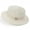 B_ White, variant on UTSJKR Womens Hollow Woven Short Brim Fedora Hat with Buckle Belt Trim for Summer Seaside Trip Farmers Market Walk Patio Brunch Packable Anti-UV Vacation Headwear Coffee