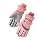 thumbnail image 5 of Guantes de trabajo de invierno, guantes de nieve para hombres y mujeres, guantes cálidos de invierno con pantalla táctil, guantes de esquí para pesca, rosa, 5 of 8