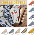 thumbnail image 1 of XWSHYW Almacenamiento de Utensilios Bolsa Portátil para Guardar Palillos, Cucharas y Tenedores para Atar Vajilla., 1 of 2