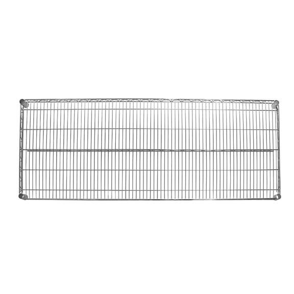 Seville Classics Steel Replacement Utility Parts Office, Kitchen, Warehouse, Garage, 60" W Shelf, Chrome