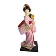 thumbnail image 1 of Muñeca de geisha japonesa con kimono Figura de geisha Escultura artesanal de 23 cm (9 pulgadas) Estatua de niña Estilo B, 1 of 9