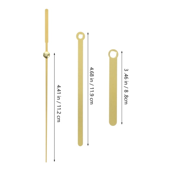 Minkissy Round Silent Wall Clock Motor Replacement Kit with , 1 Set and Quiet