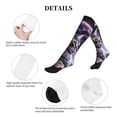 thumbnail image 5 of Sikiie Purple Moon Cat 1 Pairs Compression Socks for Men and Women 15-20 mmHg Running Support Socks, 5 of 7