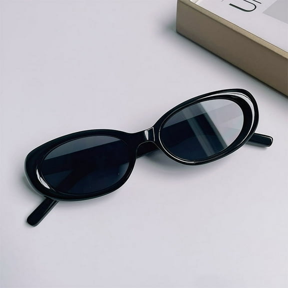 Vintage Sun Glasses Fashion Trendy Small Oval Frame Sungalsses For Women Men Small Frame Sunscreen Shades UV Protection Eyewear